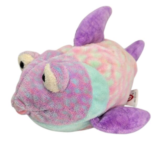 Ty Googly Tropical Fish‎ Pluffies Machine Washable Stuffed Animal Plush Toy 9" - Picture 2 of 6